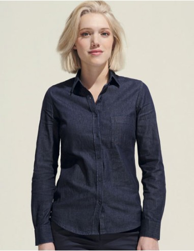 SOL-02101-Womens Denim Shirt Barry